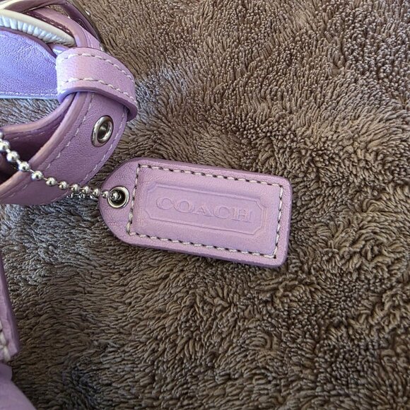 Coach Soho Hampton 5054 Pink Pebbled Leather Hobo Shoulder Bag Authenticated - Picture 7 of 16